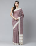 Abstract Cotton Print Saree