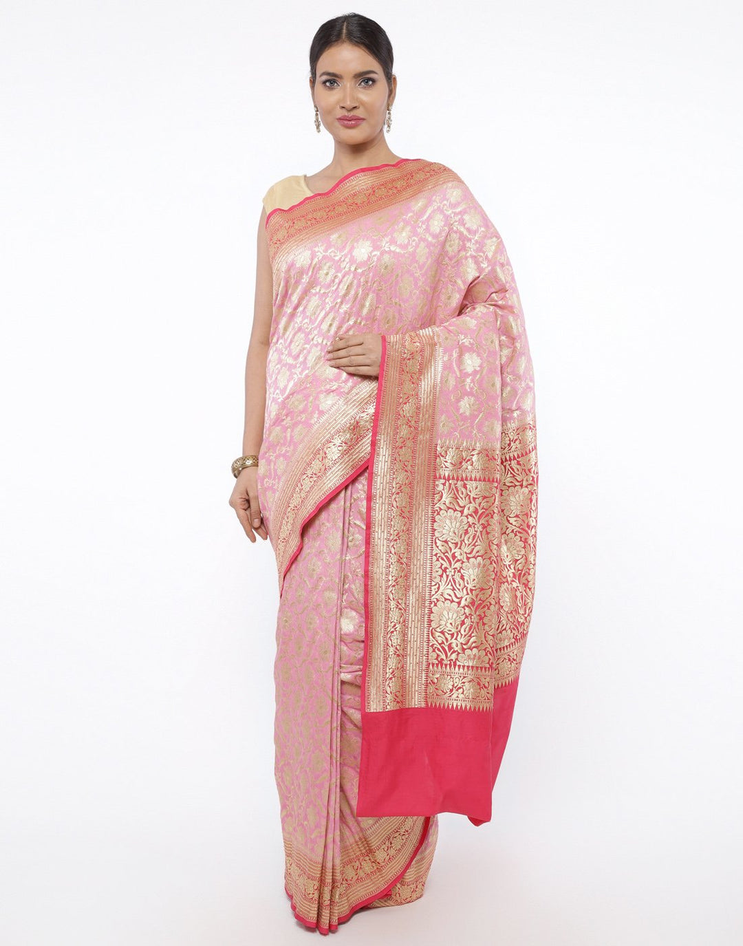 MBZ Meena Bazaar-Banarasi Woven Saree