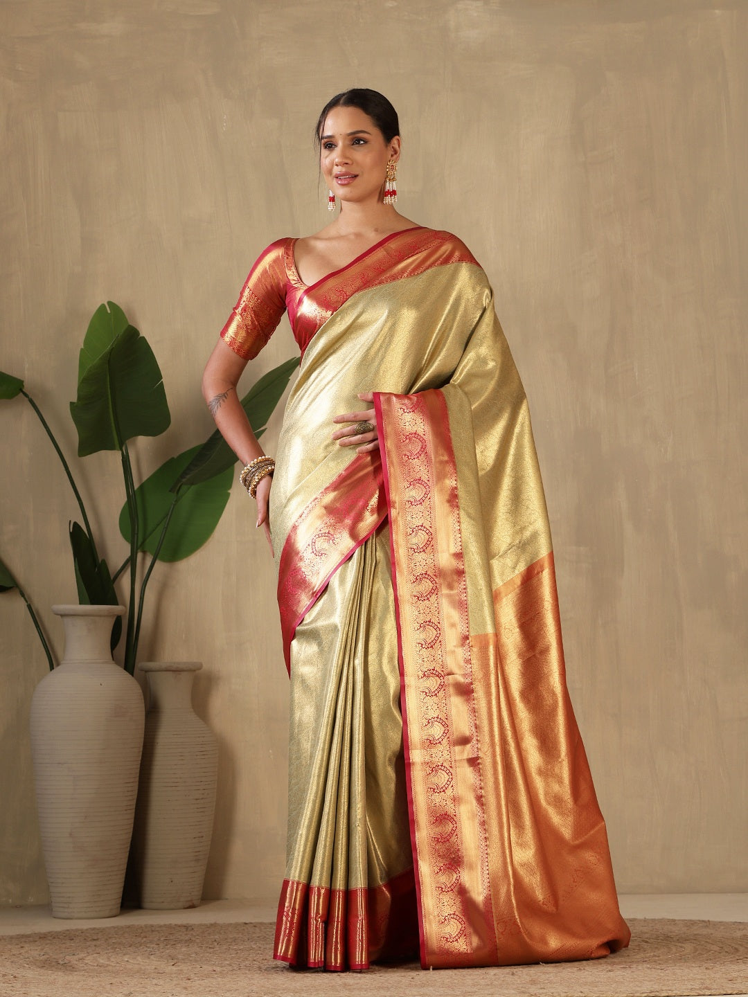 Woven Design Art Silk Saree