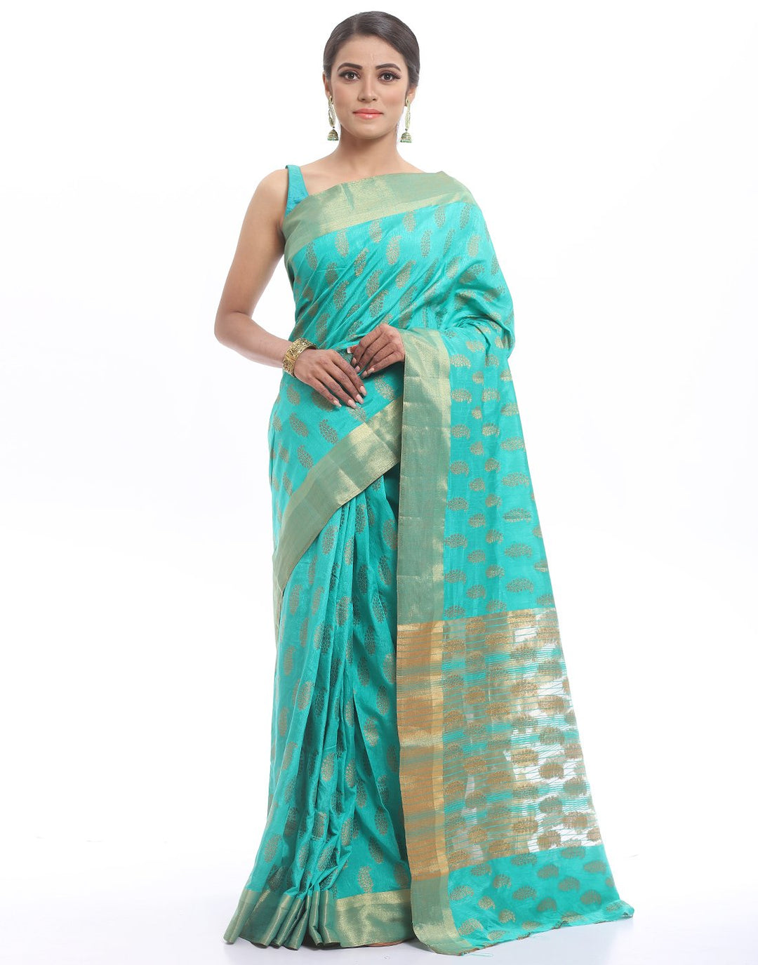 MBZ Meena Bazaar-Art Handloom Woven Saree