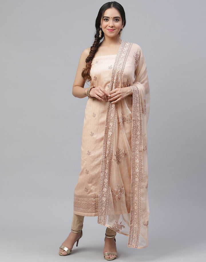 Cotton Embroidered Suit piece
