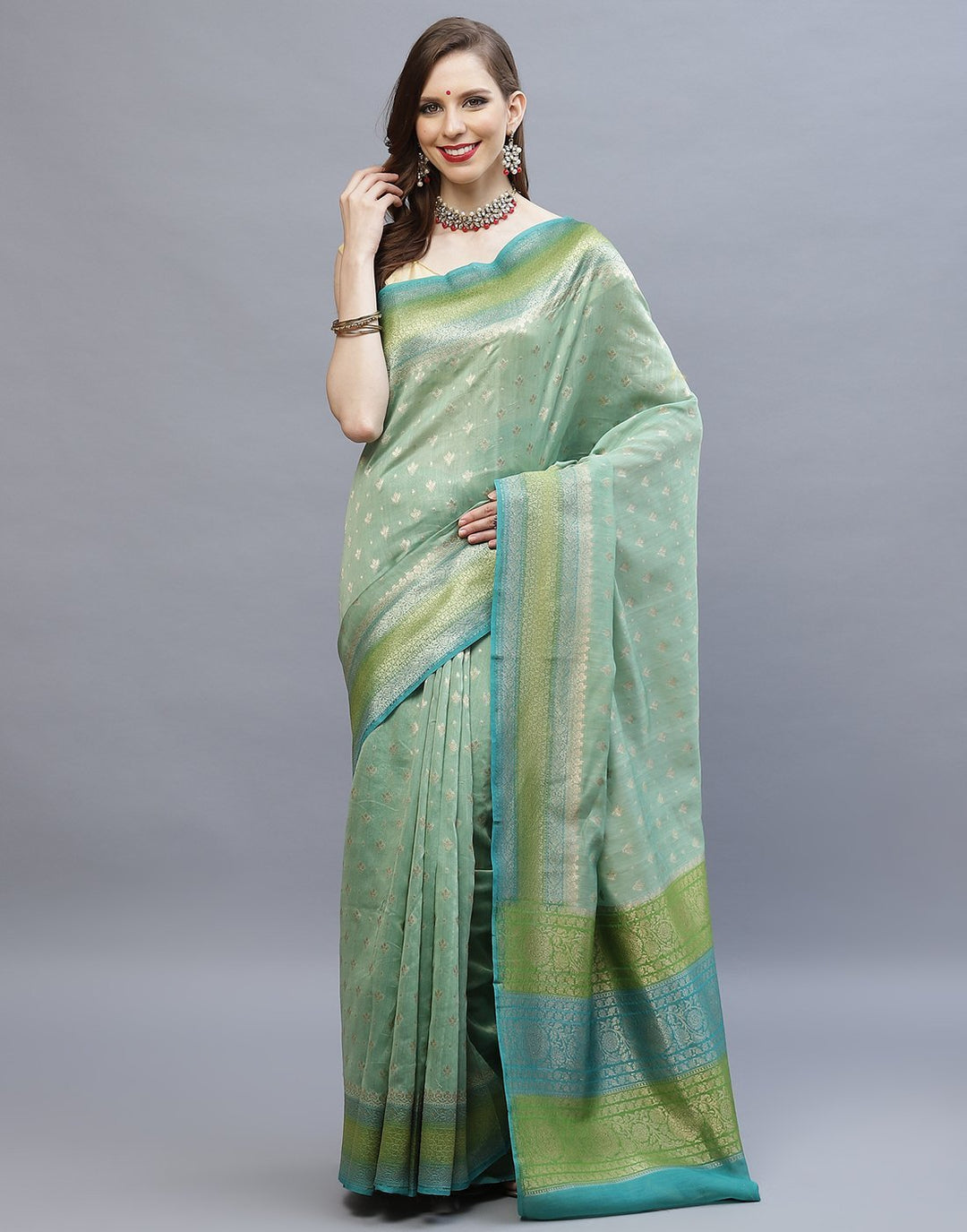 WOVEN COTTON SAREE