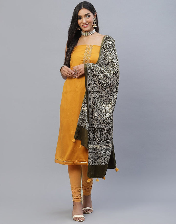 Chanderi Cotton Suit Set