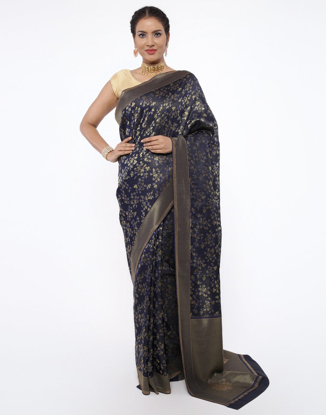 MBZ Meena Bazaar-Banarasi Woven Saree