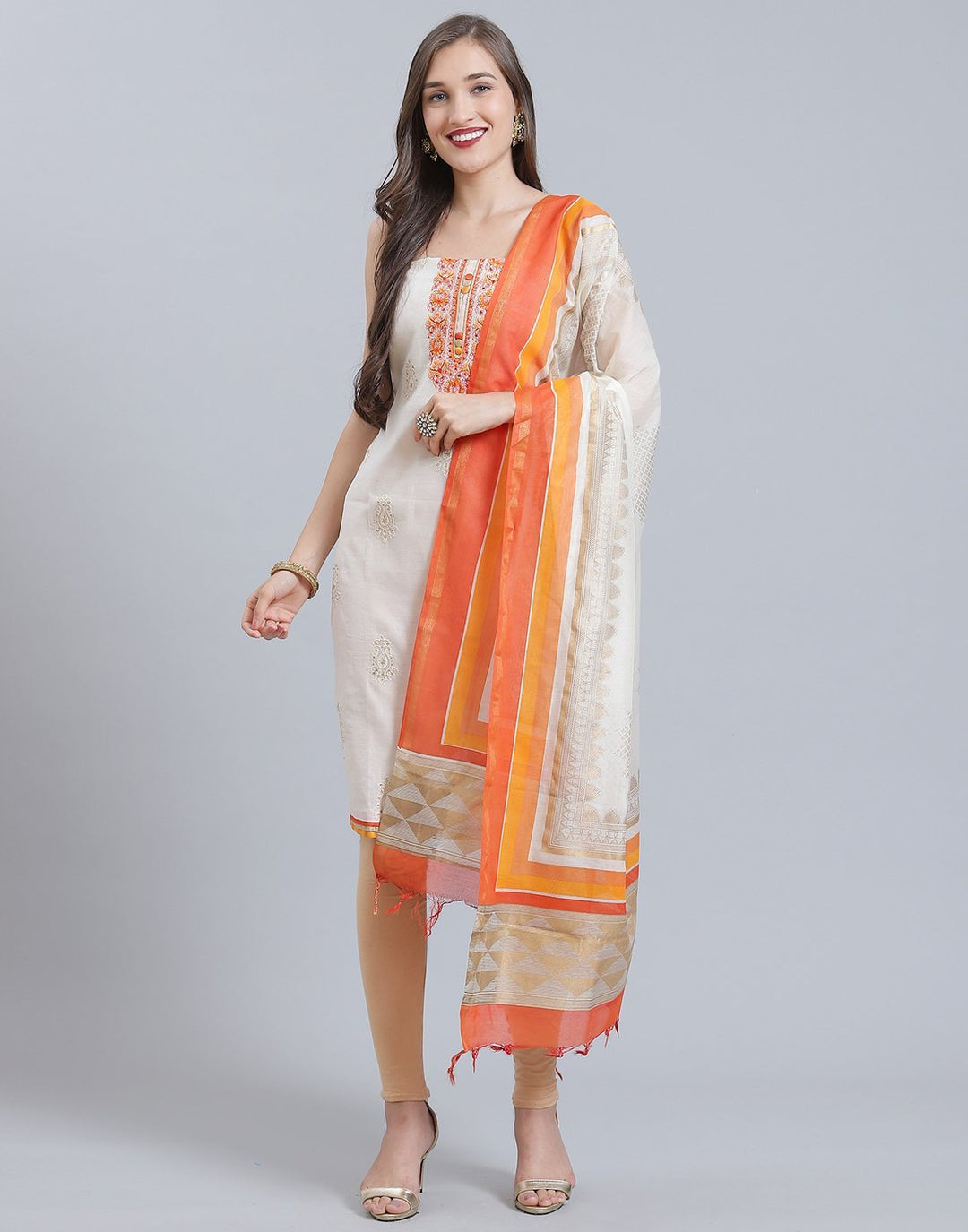 Chanderi Suit Set