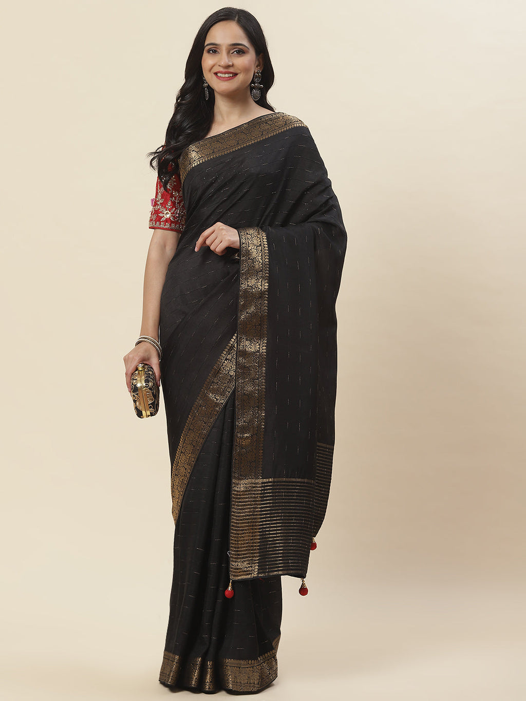 Embroidered Handloom Saree