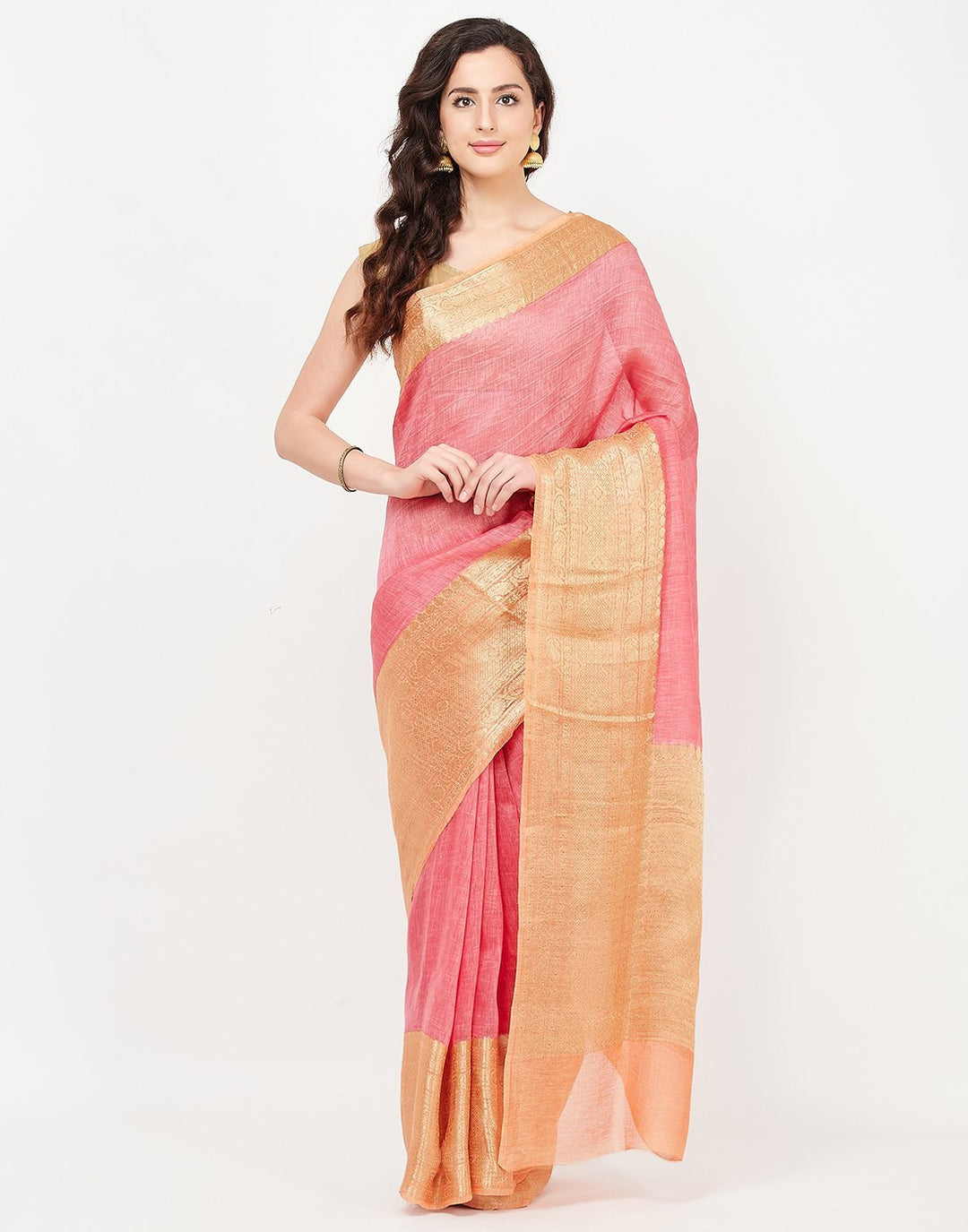 MBZ Meena Bazaar-Cotton Woven Saree