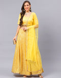 Georgette Sequinned Lehenga choli with Dupatta
