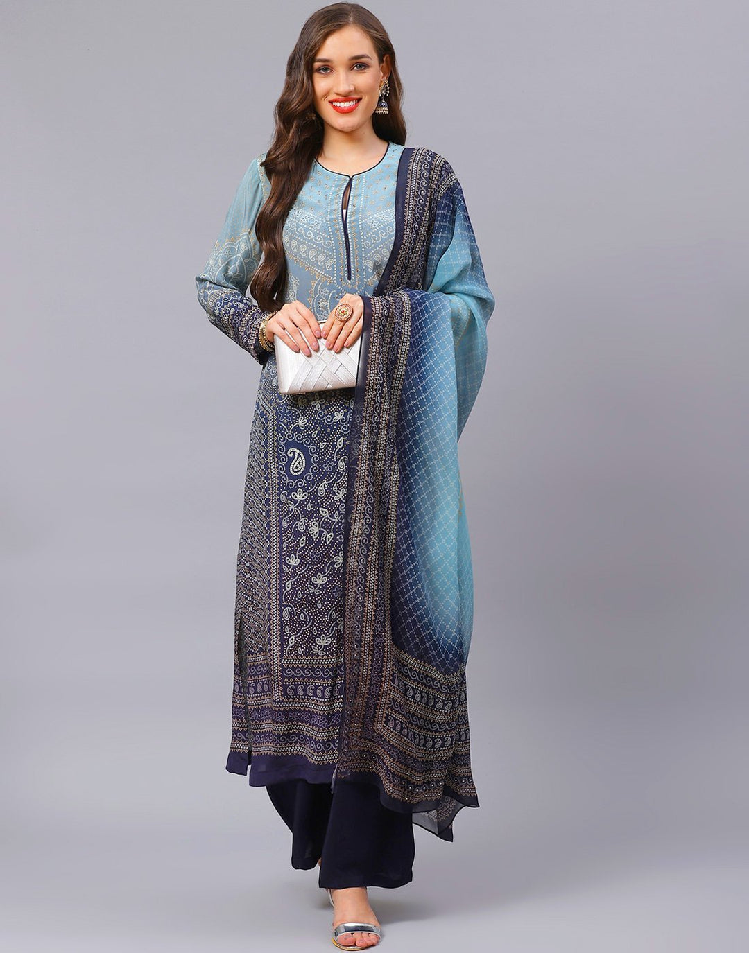 Digital Printed Salwar Kameez Stitched Suit