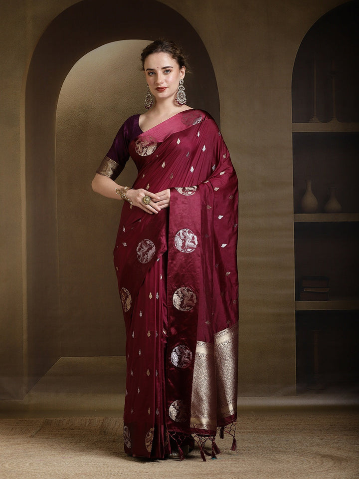Woven Design Art Silk Saree
