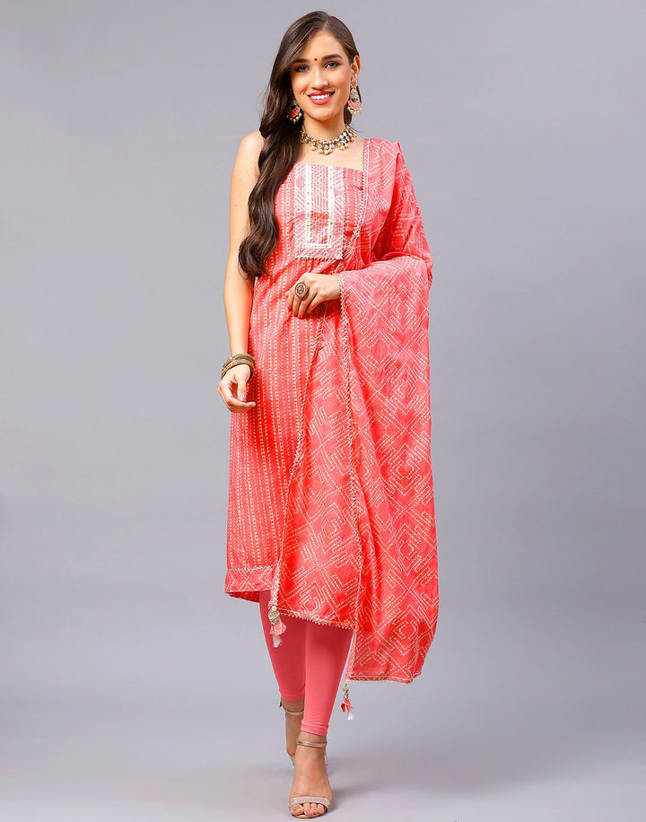 Cotton Embroidered Suit Piece