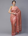 Beautiful Patola Printed  Art Handloom Saree