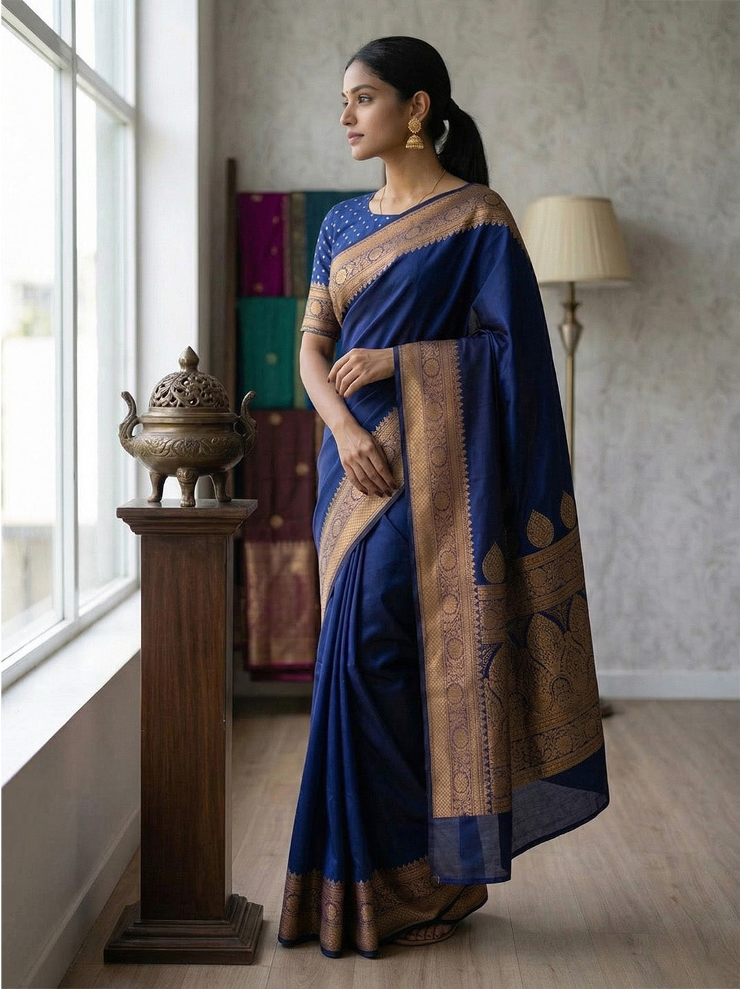 Woven Design Art Silk Saree