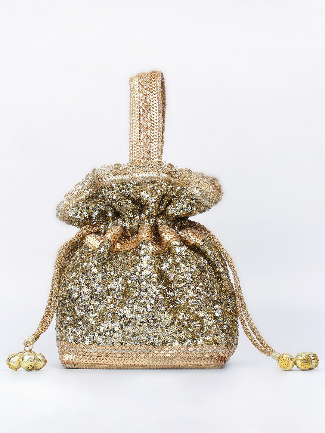 Georgette Golden Potli