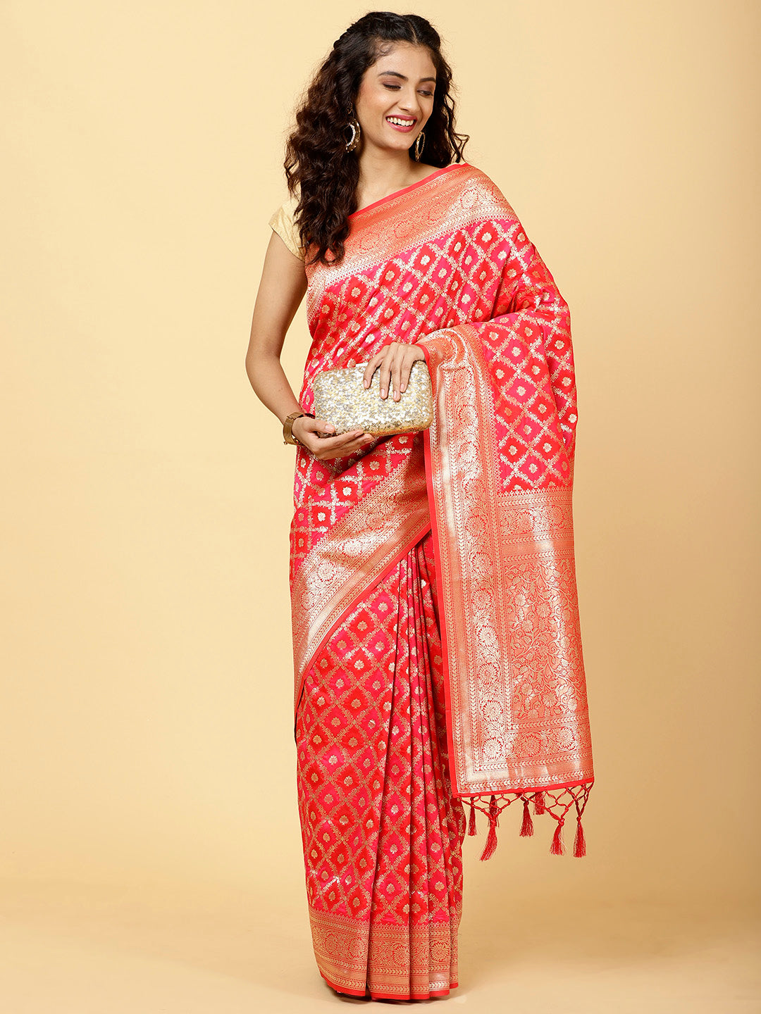 Zari Woven Handloom saree