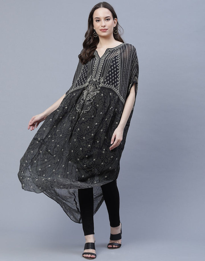 Digital Print Georgette Tunic