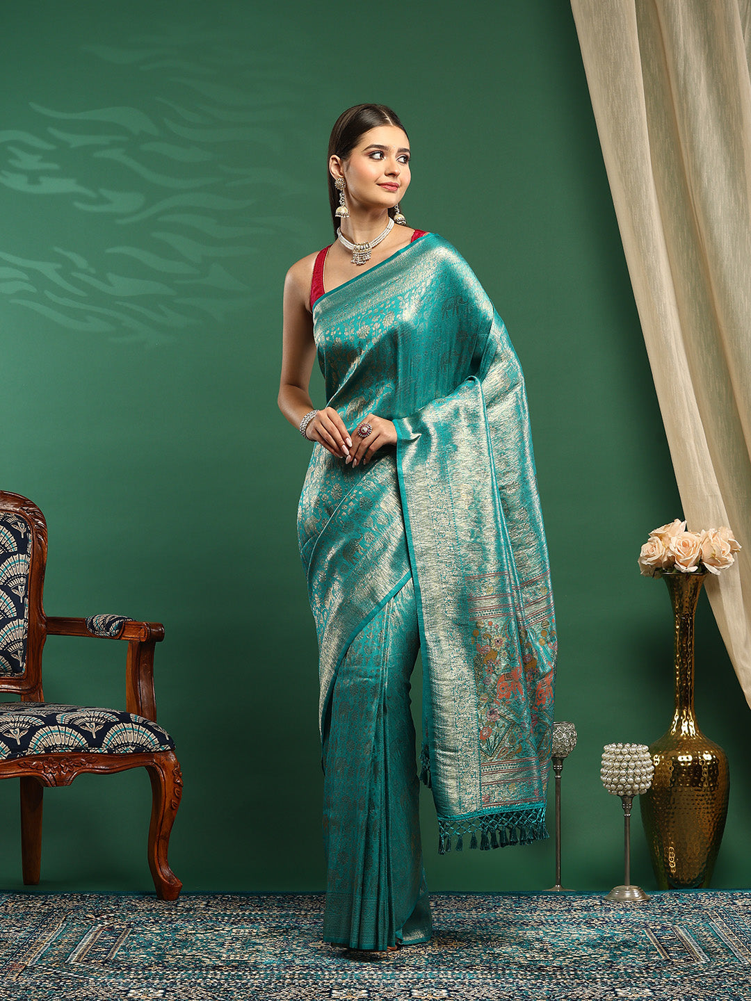 Woven Design Art Silk Saree