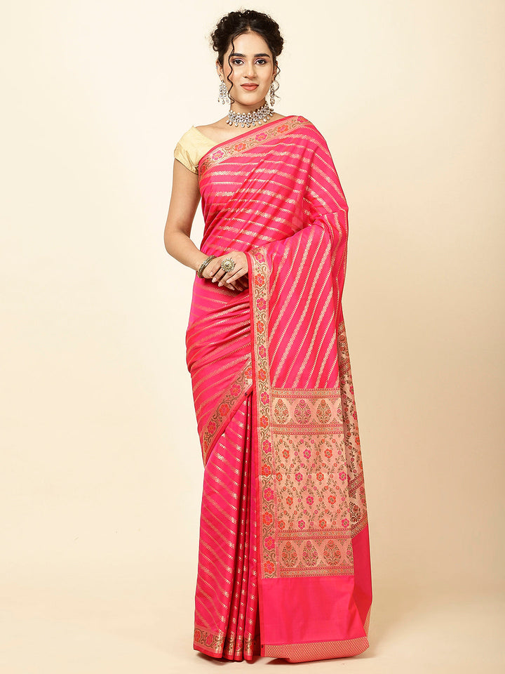Zari Jaal Woven Cotton Saree