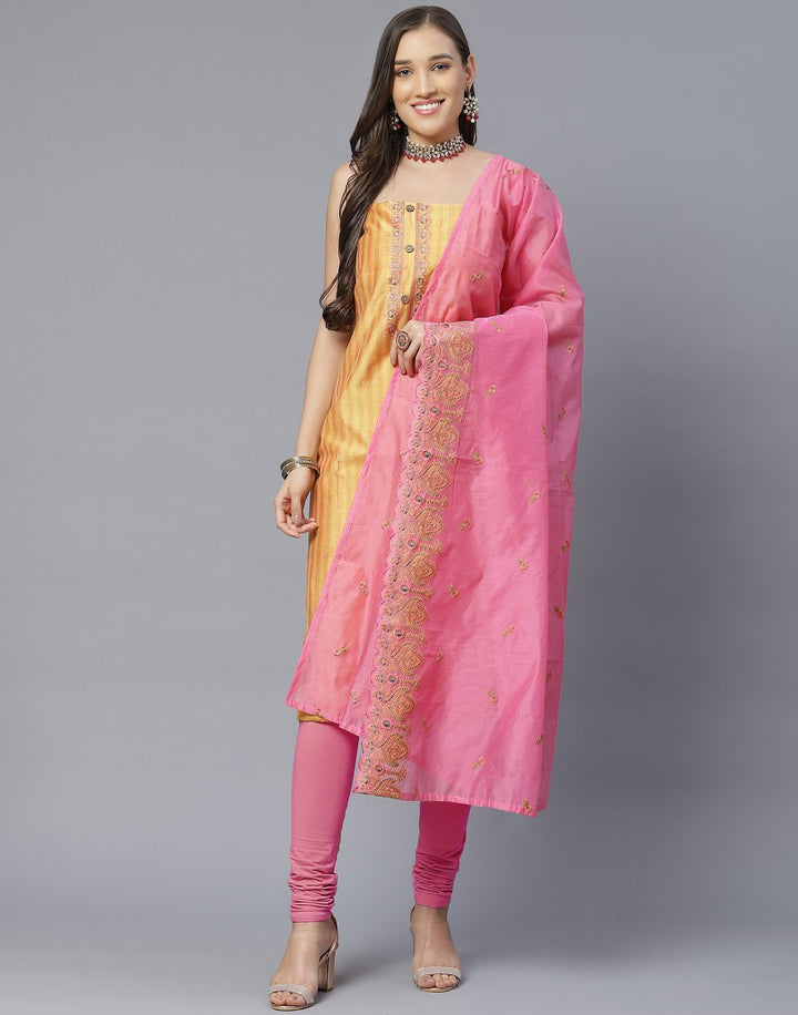 Chanderi Suit Set