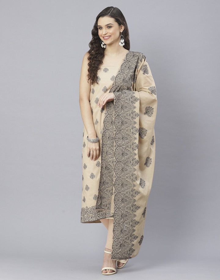 Cotton Embroidered Suit Set