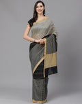 Kantha Border Printed Cotton Saree