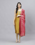Chanderi Embroidered Suit piece