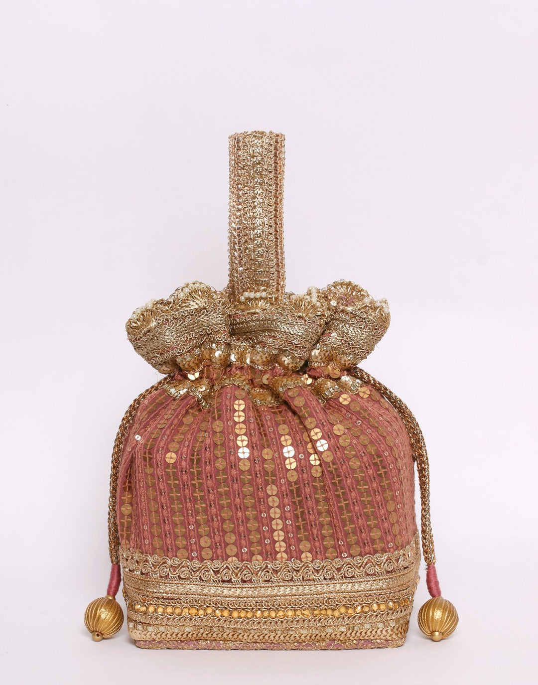 Ethnic Embroidered Sequince Potli