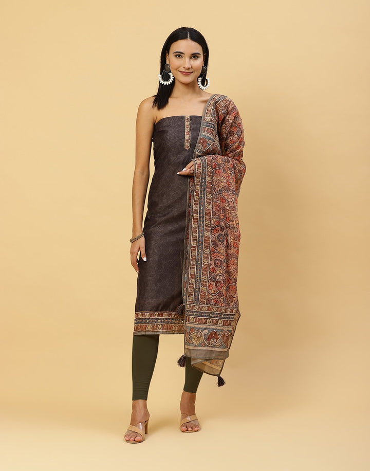 Embroidered Chanderi Suit Piece