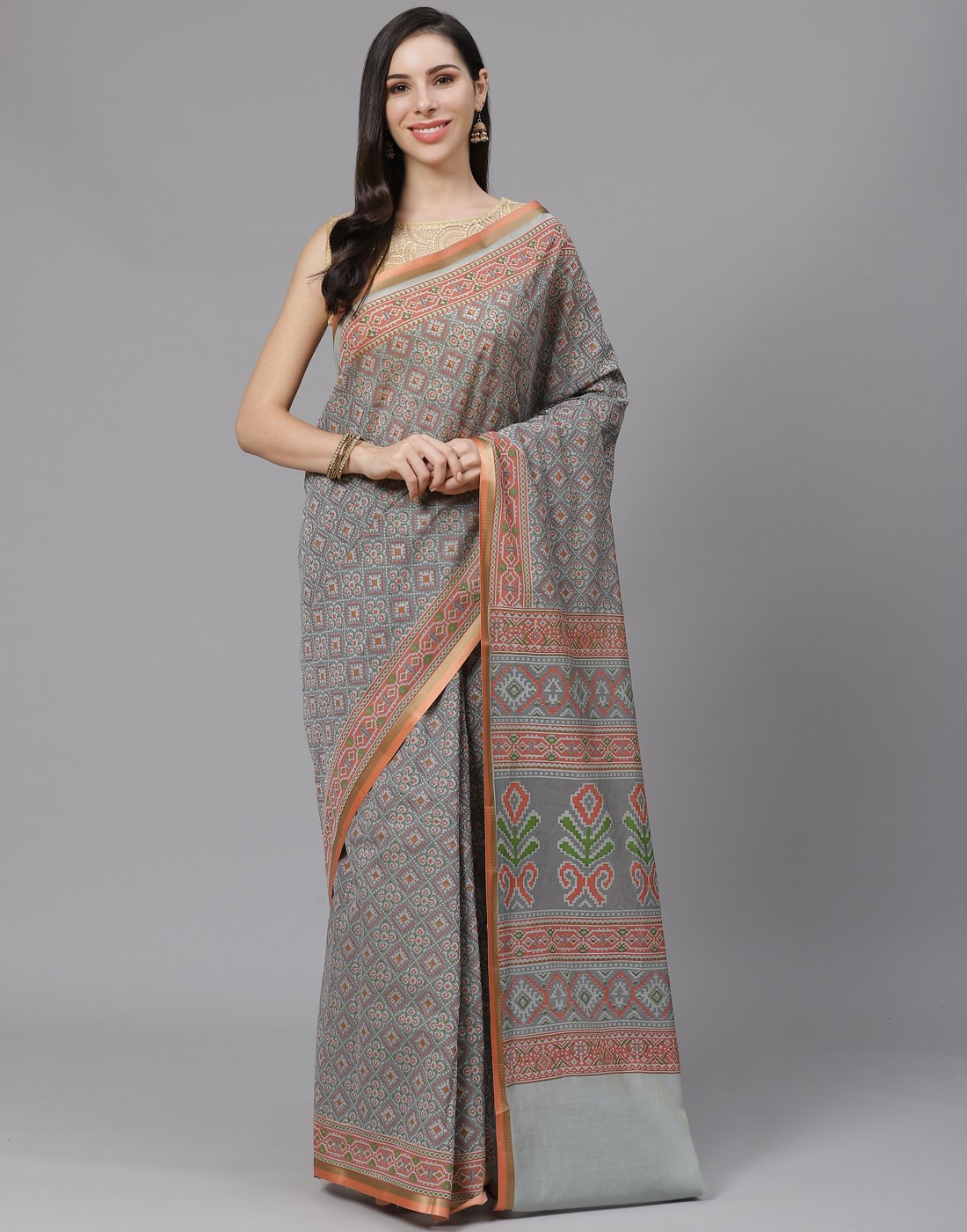 Cotton Printed Sarees