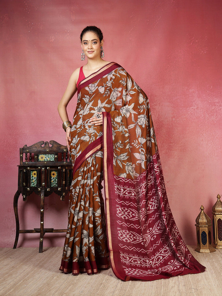 Plain Art Silk Saree