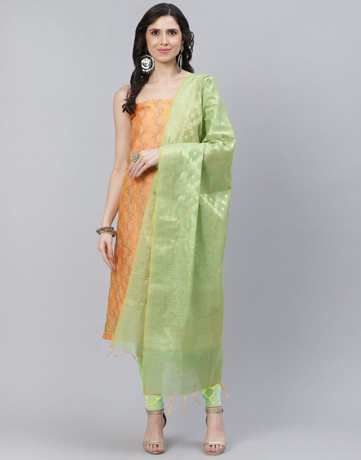 Chanderi Embroidered Suit piece