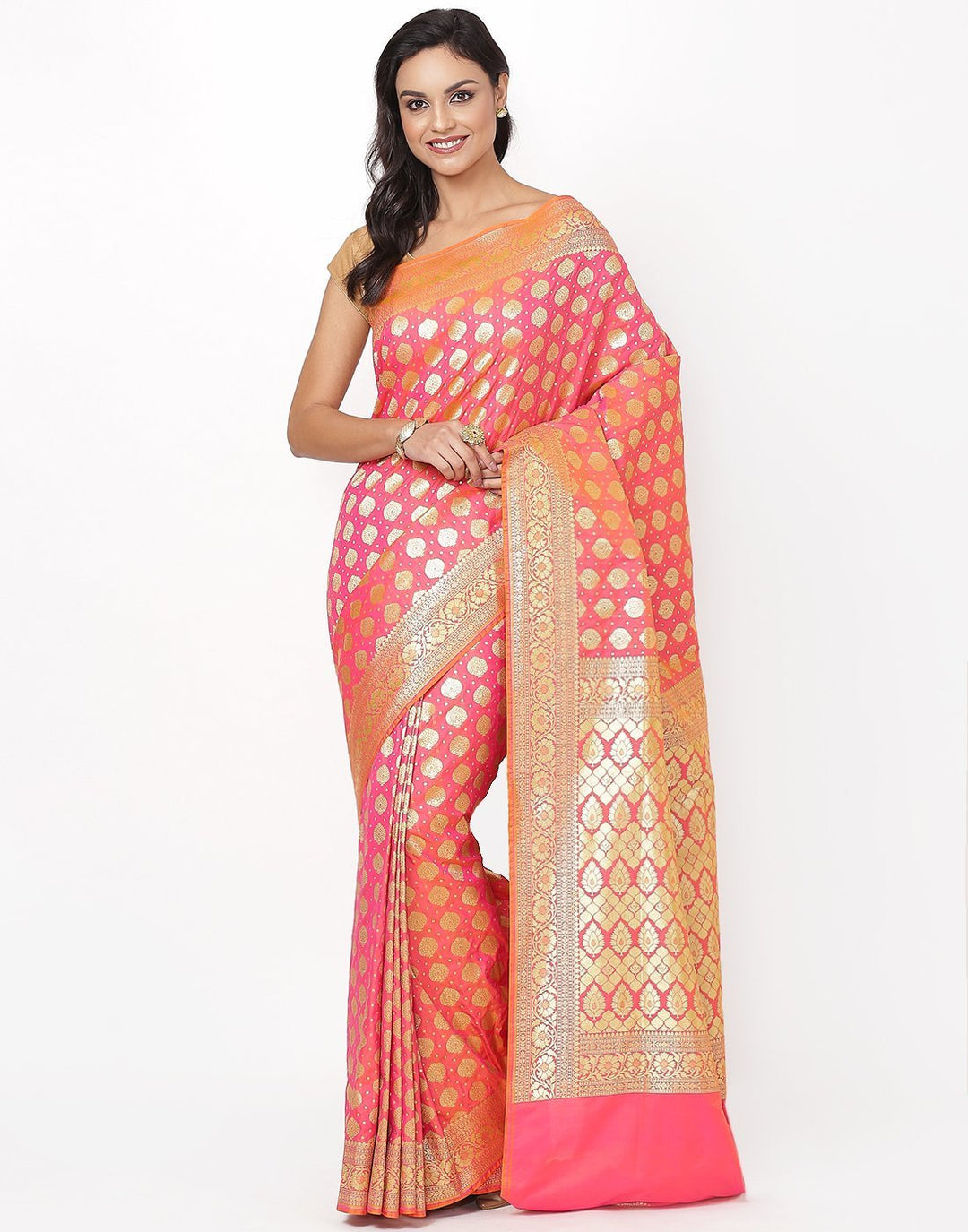 MBZ Meena Bazaar-Banarasi Woven Saree
