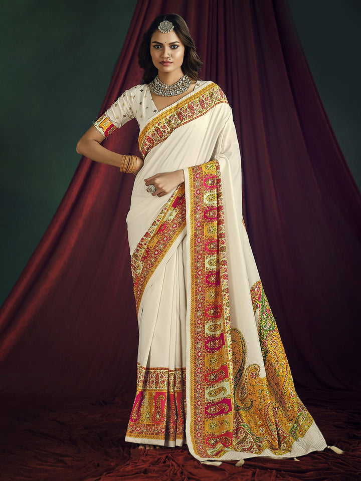 Printed Art Silk Saree