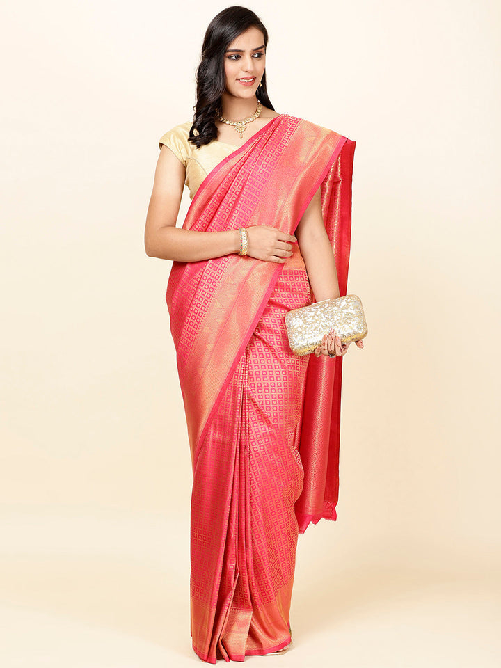 Stone Jaal Woven Handloom Saree