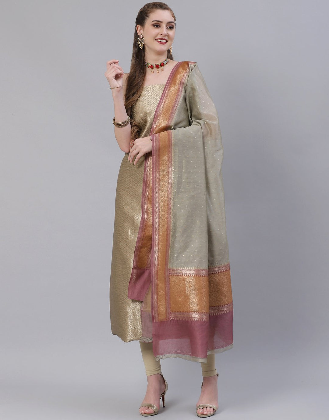 BANARSI BROCADE SUIT SET