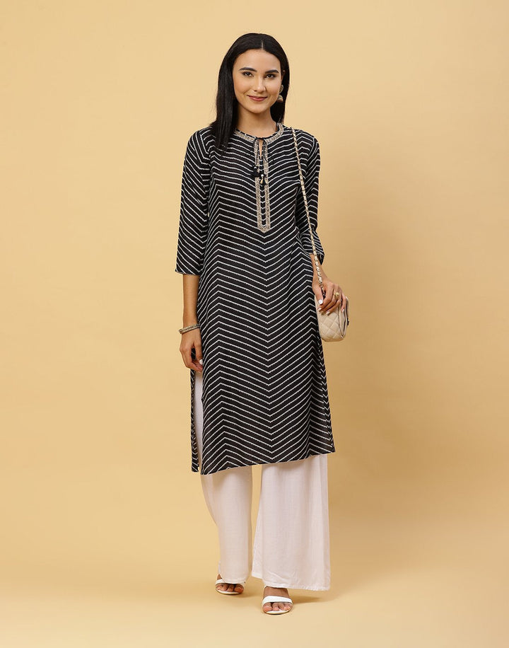 Printed Cotton Muslin Kurti