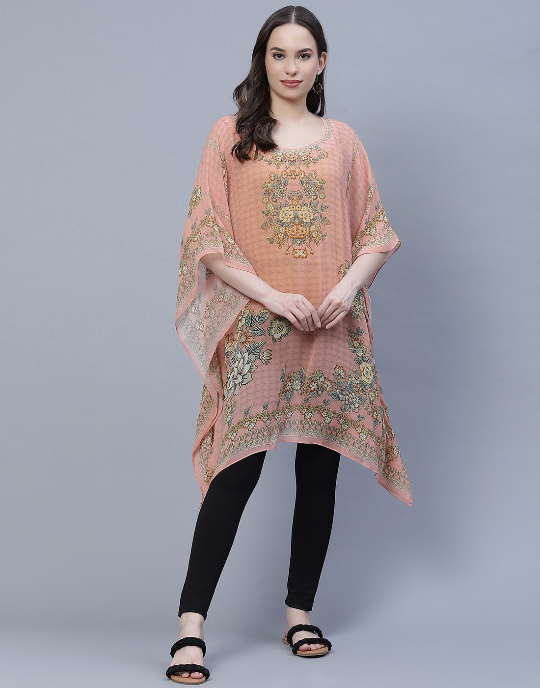 Digital Print Georgette Kaftan