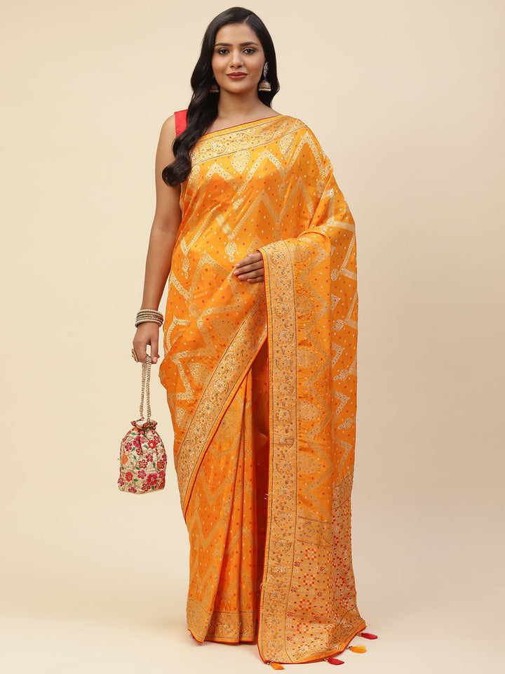 Stone Embroidered Banarasi Saree
