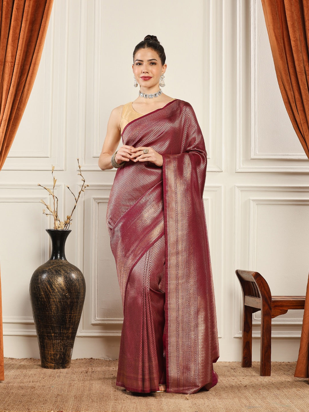 Woven Design Art Silk Saree