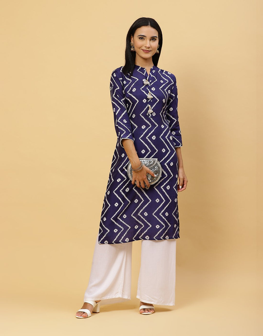 Printed Cotton Muslin Kurti