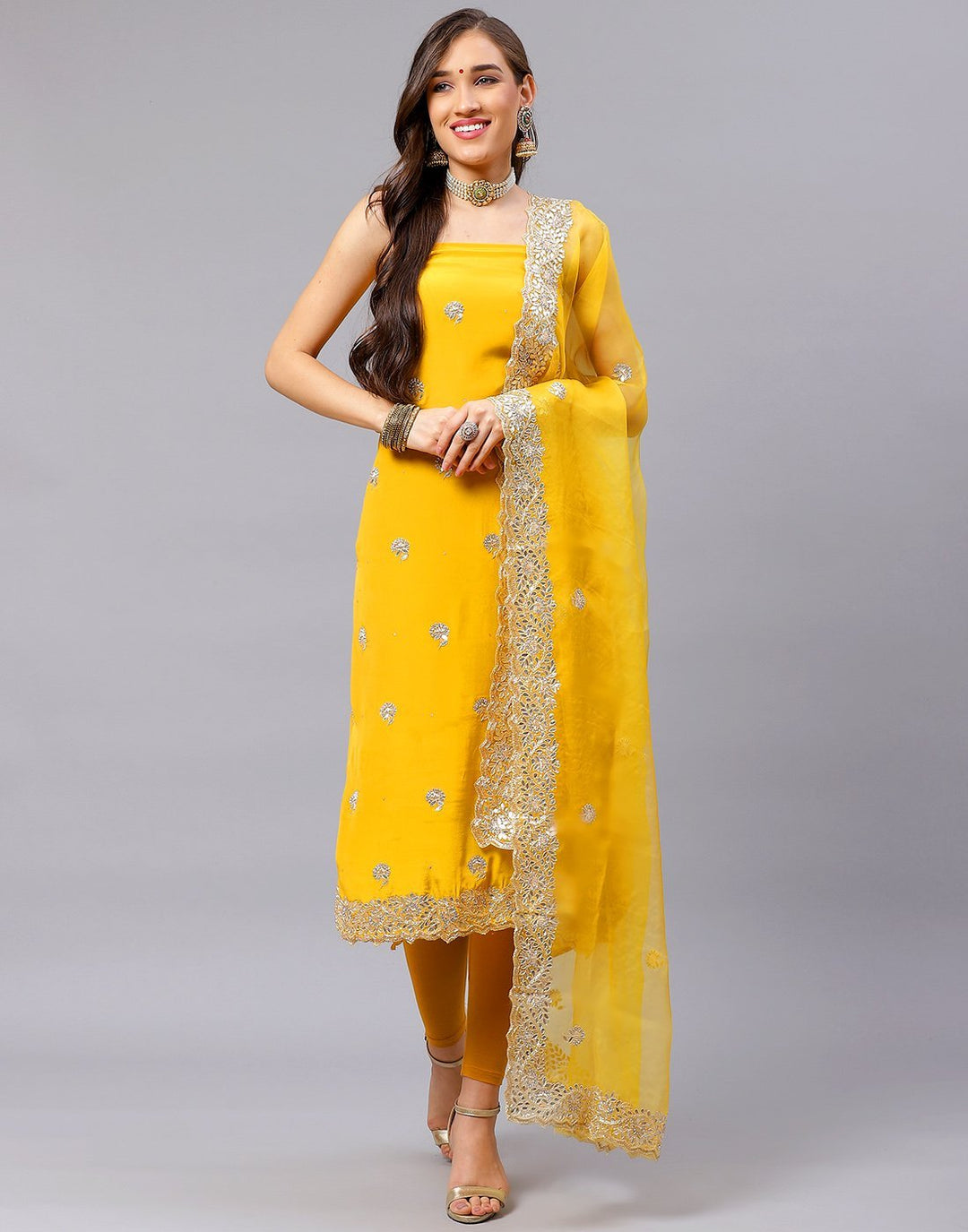 Pure Crepe Suit Piece
