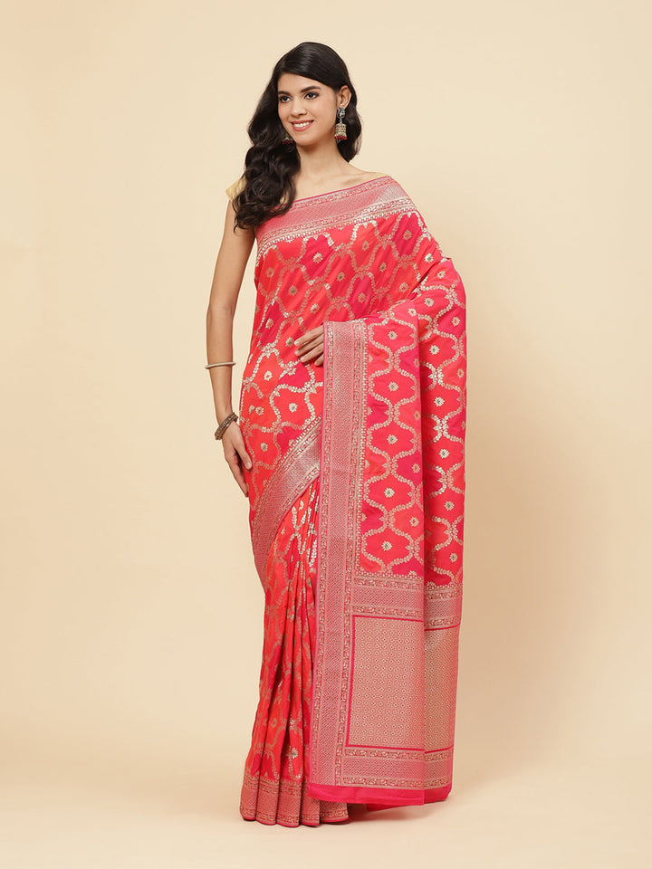 Banarasi Saree with Stone Jaal