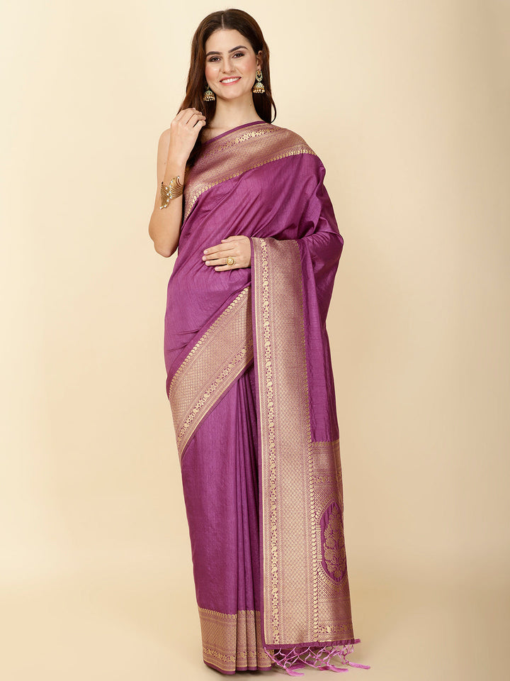Zari Border Woven Handloom Saree