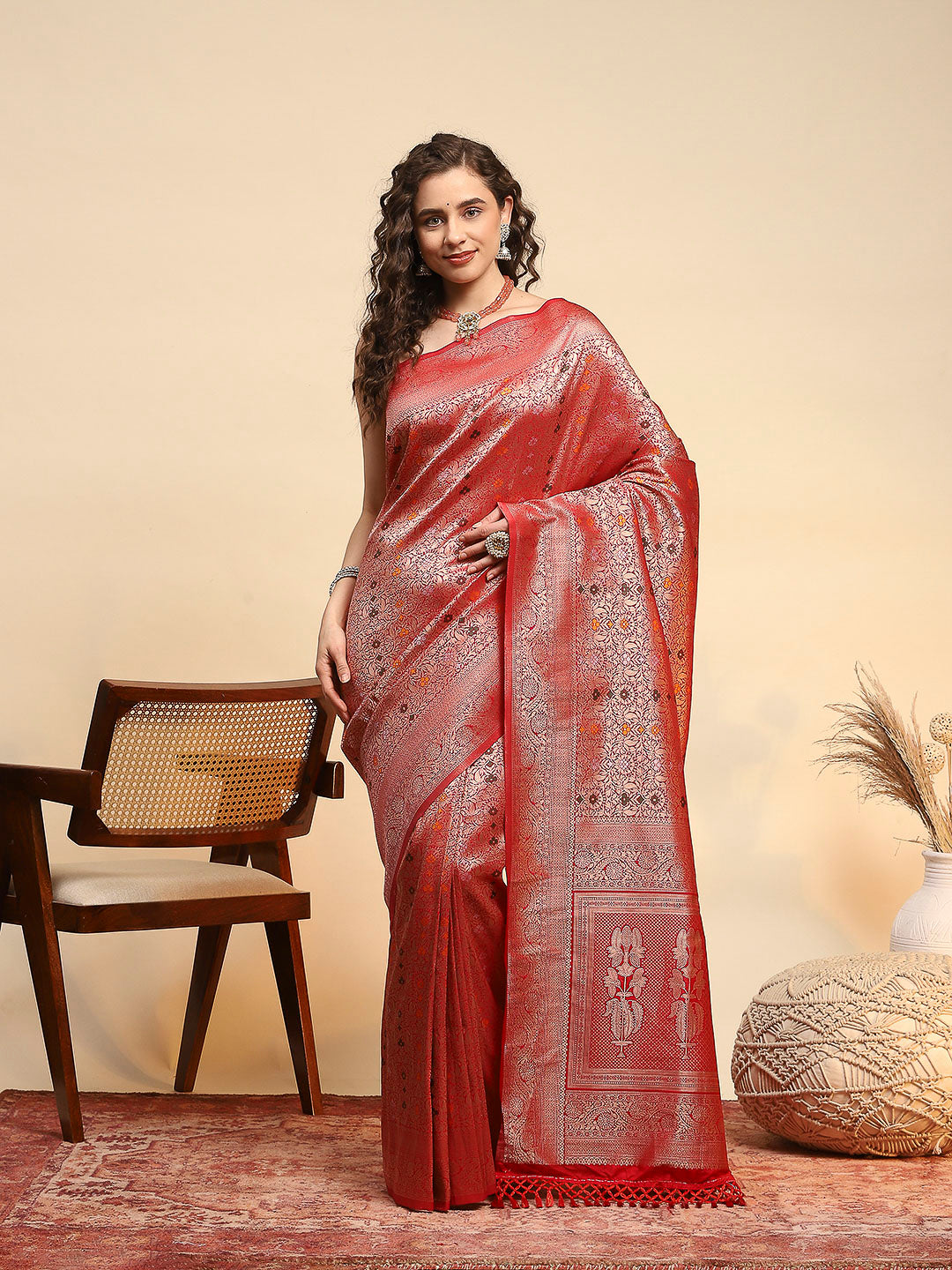 Woven Design Art Silk Saree
