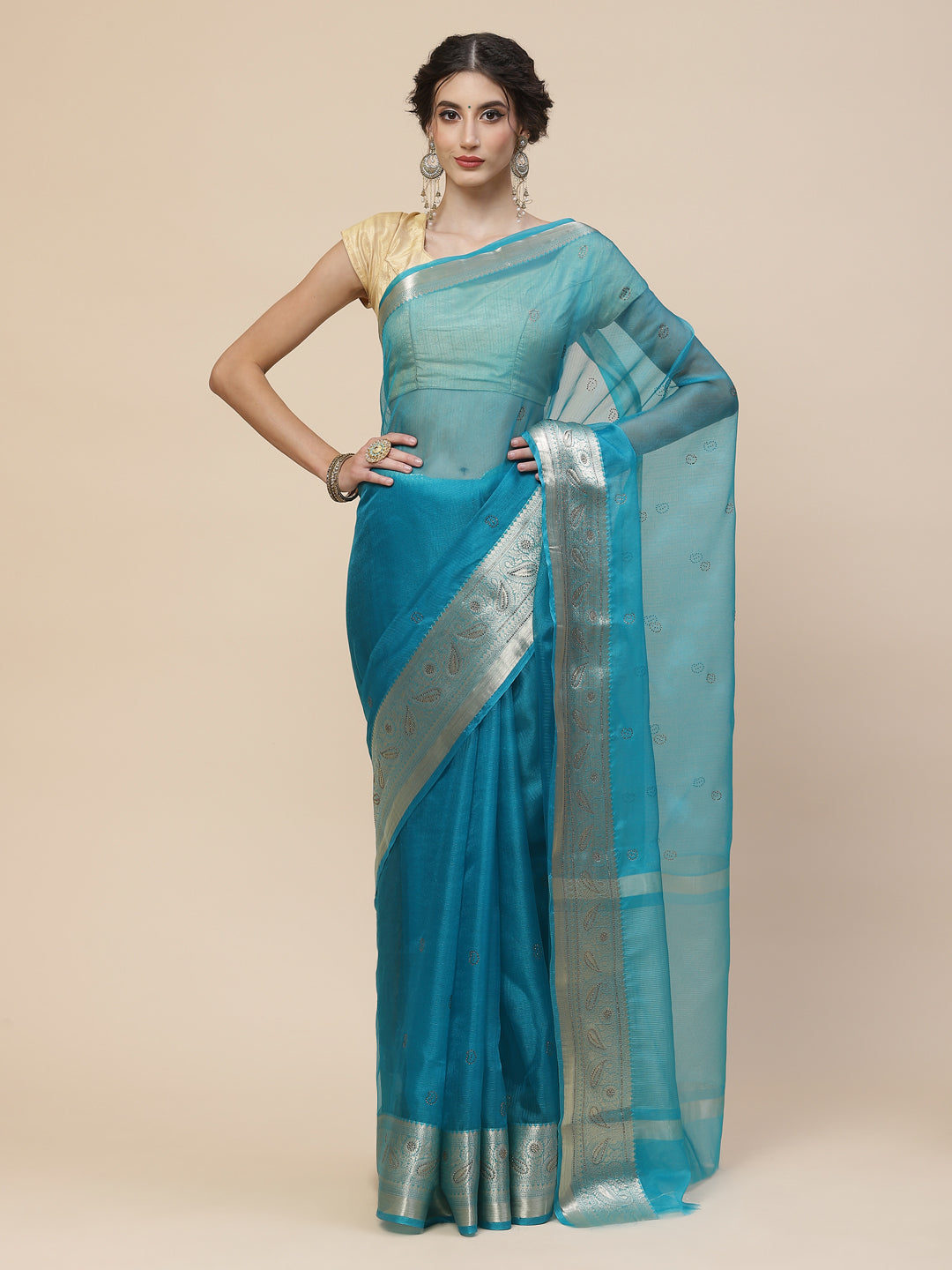SAREES-PLAIN