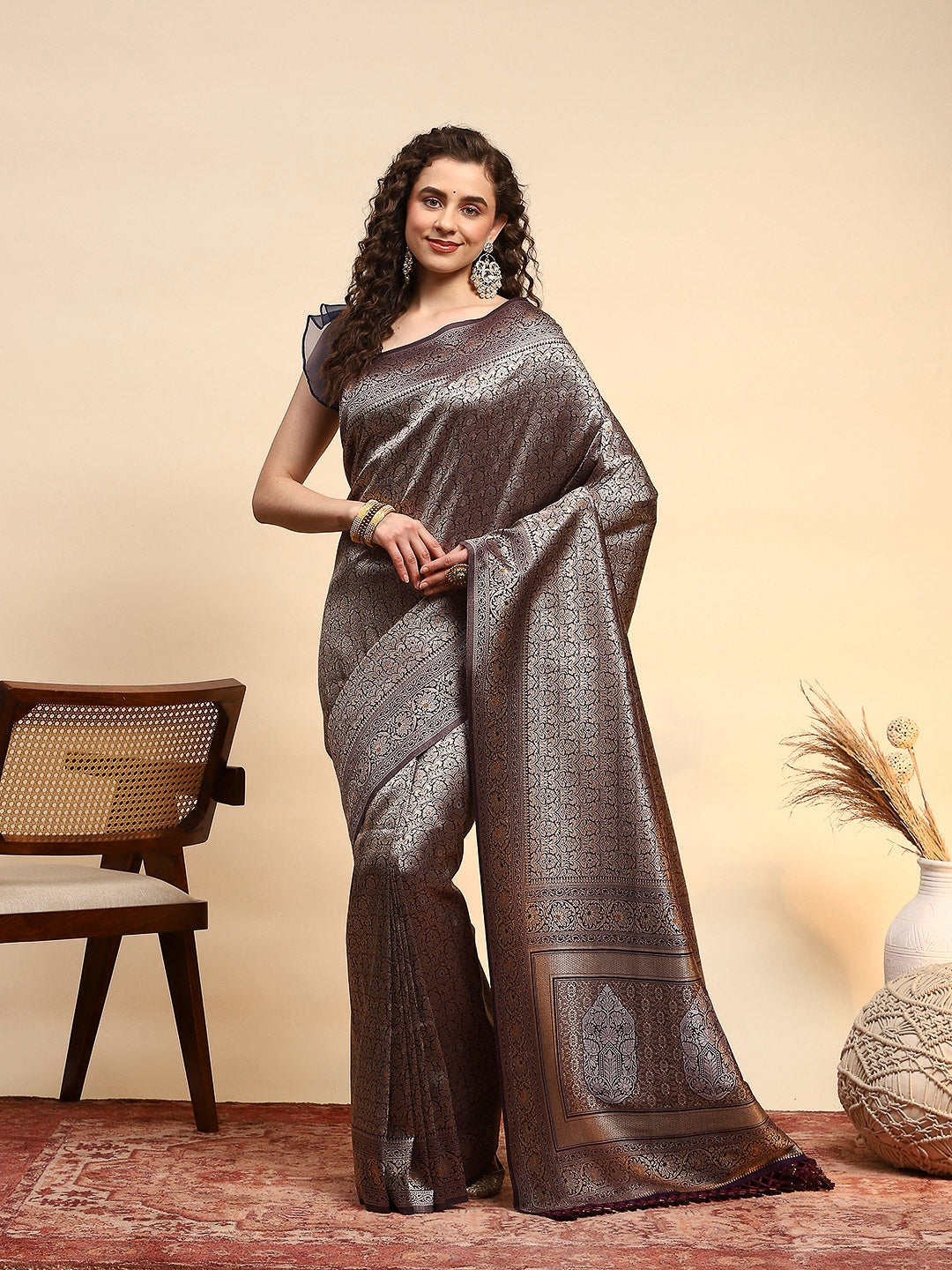 Woven Design Art Silk Saree