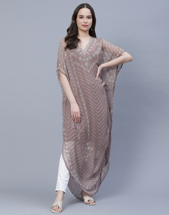 Digital Print Georgette Kurti