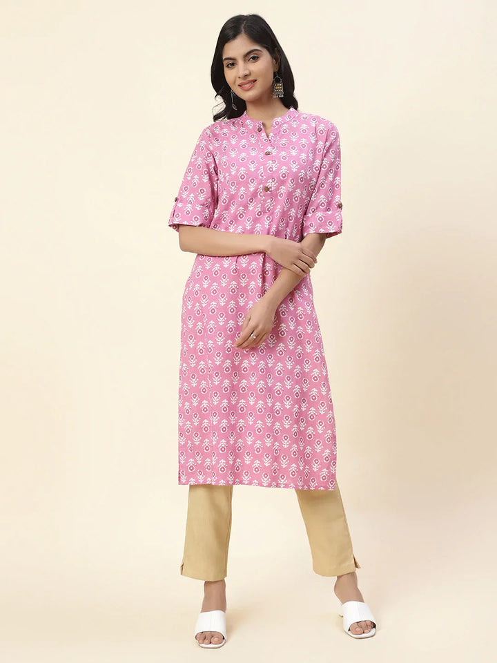 Printed Cotton Kurta