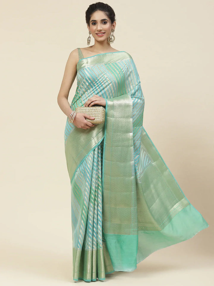 Zari Jaal Zari Jaal Woven Saree