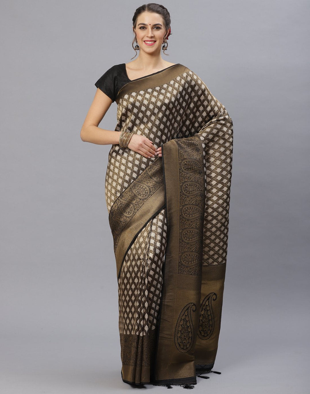 Printed Art Tussar Saree